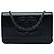 Chanel Black CC Caviar Timeless Wallet on Chain Nero