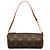 Louis Vuitton Brown Monogram Papillon Pochette Marrone