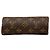 Louis Vuitton Brown Monogram Papillon Pochette Marrone - vista 3