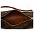 Louis Vuitton Brown Monogram Papillon Pochette Marrone - vista 4