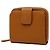 Cartera compacta Prada Brown Saffiano Zip Around Castaño - vista 2