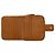 Cartera compacta Prada Brown Saffiano Zip Around Castaño - vista 4