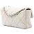 Chanel White Small Glazed Quilted Caviar Nature Flap Cream - view 2