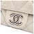 Chanel White Small Glazed Quilted Caviar Nature Flap Cream - view 5