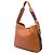 Bolso de hombro Gucci Brown Medium Pebbled Calfskin Web Heritage Castaño - vista 2
