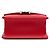 Chanel Red Small CC Chevron Calfskin Envelope Flap Rosso - vista 3