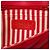 Chanel Red Small CC Chevron Calfskin Envelope Flap Rosso - vista 5
