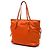 Prada Tessuto Tote mit Saffiano-Besatz in Orange - Ansicht 2