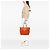 Prada Tessuto Tote mit Saffiano-Besatz in Orange - Ansicht 5