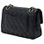 Chanel Black Small Classic Lambskin Double Flap Nero - vista 2