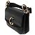 Chloé Borsa Satchel C Double Carry Piccola in Pelle Nera Nero - vista 2