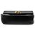 Chloé Borsa Satchel C Double Carry Piccola in Pelle Nera Nero - vista 3