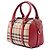 Borsa Bowling Burberry Beige Small Haymarket Check Canvas Alchester - vista 2