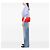 Chanel Red Jumbo Quilted Nylon Soft Shell Flap Rosso - vista 5