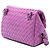 Bottega Veneta Mini Nappa Intrecciato espandibile viola con catena e patta - vista 2