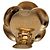 Orecchini a clip Chanel White CC Gold Plated Enamel Camellia Bianco - vista 3