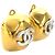 Orecchini a clip Chanel Gold CC Two Tone Brass - vista 2