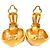 Orecchini a clip Chanel Gold CC Two Tone Brass - vista 7