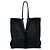 Tote reversibile Bolster in suede nero e shearling Bottega Veneta