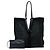 Tote reversibile Bolster in suede nero e shearling Bottega Veneta - vista 6