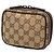 Gucci Beige GG Canvas Cosmetic Pouch - view 2
