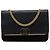 Chanel Lady Coco Wallet On Chain in pelle Caviar trapuntata e camoscio nero