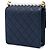 Chanel Blue Small Quilted Lambskin Chic Pearls Flap Blau Marineblau - Ansicht 2
