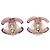 Orecchini Chanel Purple CC Resin Bullet Back Porpora - vista 2