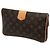 Louis Vuitton Brown Monogram Sofia Coppola Slim Clutch Marrone - vista 2