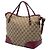 Sac cabas Gucci Bree Fold Over Medium en toile GG beige - vue 2
