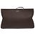 Salvatore Ferragamo Ferragamo Soft Pouch aus braunem Leder Dunkelbraun