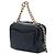 Bolsa Camera Chanel Beauty Begins em pele de cordeiro acolchoada preta com tachas Preto - vista 2