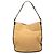 Bolso de hombro Gucci de lona beige con banda Web