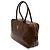 Borsa Miu Miu Beau Large in vernice Naplak marrone con logo - vista 2