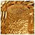 Pendientes de clip redondos Sunburst Chanel Gold CC chapados en oro Dorado - vista 3