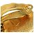Orecchini a clip rotondi Sunburst Chanel Gold CC placcati in oro D'oro - vista 10