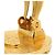 Orecchini a clip rotondi Sunburst Chanel Gold CC placcati in oro D'oro - vista 12