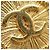 Orecchini a clip rotondi Sunburst Chanel Gold CC placcati in oro D'oro - vista 6