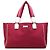 Gucci Tote aus rosa Canvas mit Web-Streifen Pink