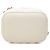 Mini Vanity Case Chanel Pearl Crush de Piel de Cordero Acolchada Blanca con Cadena Blanco - vista 3