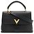 Louis Vuitton Monogram Shadow Schultertasche Schwarz