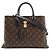 Sac à main cabas Louis Vuitton Monogram Flower Noir Monogramme
