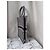 Christian Dior Book Tote La Mort Vertical Tela Navy Beige - vista 10