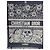 Christian Dior Book Tote La Mort Vertical Tela Navy Beige - vista 3