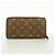 Portefeuille Zippy Monogram Louis Vuitton Marron - vue 8