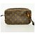 Louis Vuitton Monogram Pochette Marly Bandoulière Shoulder Bag Marrone - vista 10