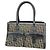 Sac cabas Christian Dior Trotter Canvas Noir Beige