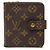 Portafoglio bi-fold compatto con zip Louis Vuitton Monogram Marrone Monogramma
