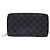 Cartera larga Louis Vuitton Damier Graphite Negro Damier ebene