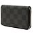 Portafoglio lungo Louis Vuitton Damier Graphite Nero Damier ebene - vista 2